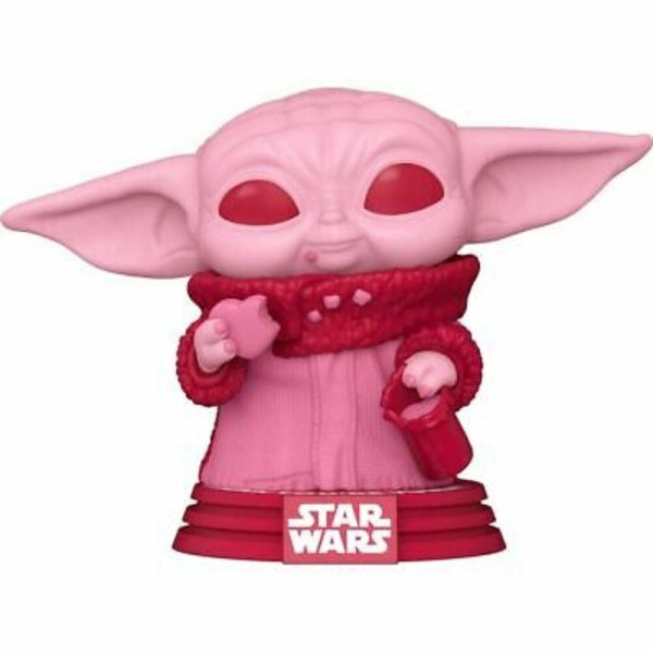 Encontraproduto.com.br - Boneco Funko Pop Star Wars Valentines Grogu with Cookies 493