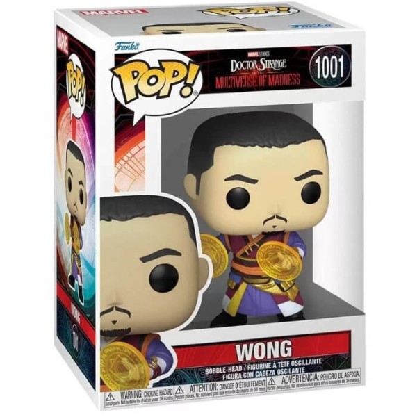 Encontraproduto.com.br - Boneco Funko Pop Marvel Wong 1001 - Doctor Strange Multiverse of Madness