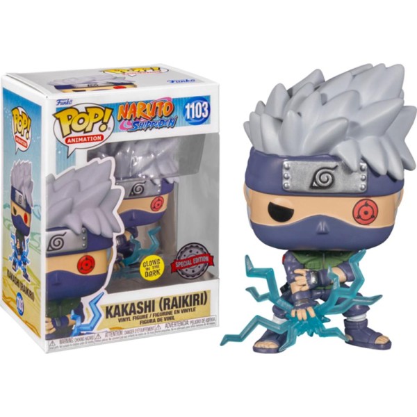 Encontraproduto.com.br - Boneco Funko Pop Naruto Shippuden Especial Kakashi Glow 1103