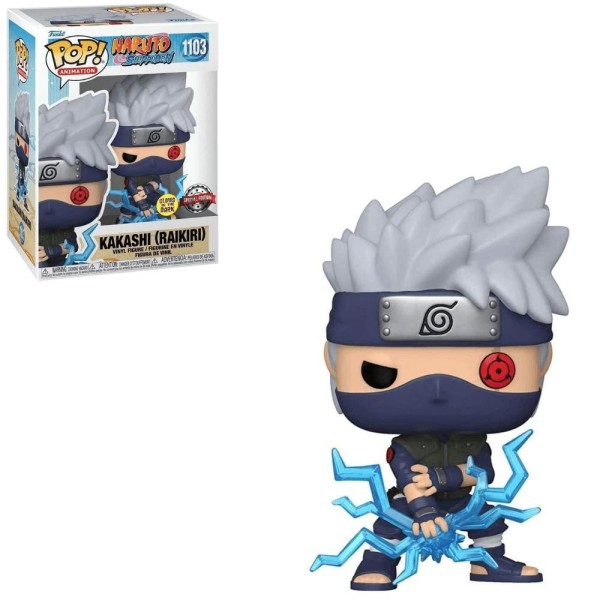 Encontraproduto.com.br - Boneco Funko Pop Naruto Shippuden Especial Kakashi Glow 1103