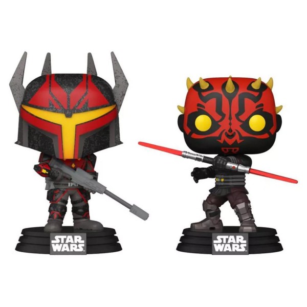 Encontraproduto.com.br - Boneco Funko Pop Star Wars Darth Maul & Gar Saxon 2 Pack