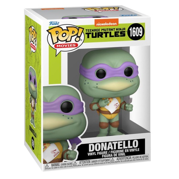Pop Movies Tartarugas Ninja Donatello com Pizza 1609 Funko 76045