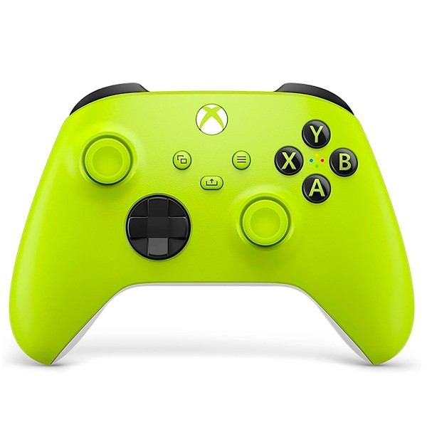 Encontraproduto.com.br - Controle Microsoft XBOX Sem Fio Eletric Volt Verde QAU-00021