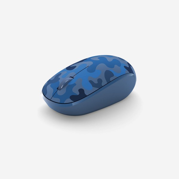 Encontraproduto.com.br - Mouse sem Fio Microsoft, Bluetooth, USB, LOW ENERGY, Azul Camuflado - 8KX-00002