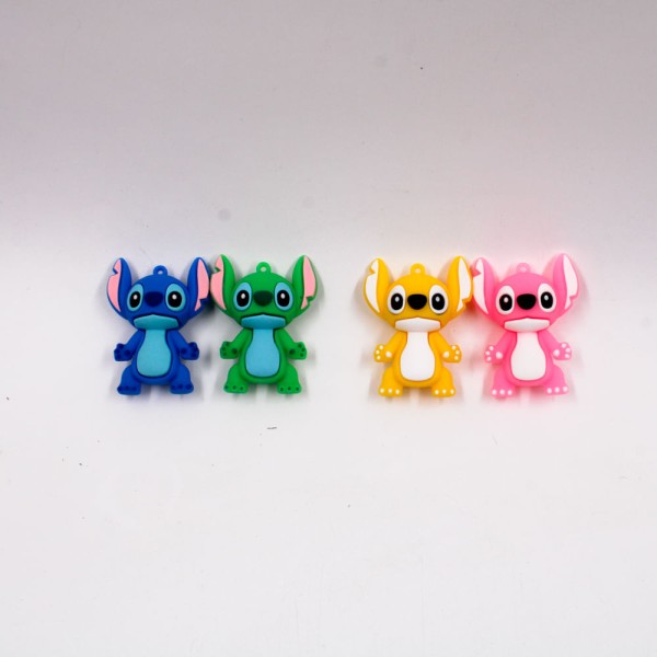 Encontraproduto.com.br - PINGENTE STITCH 50MM EMBORRACHADO COM 02 PEÇAS