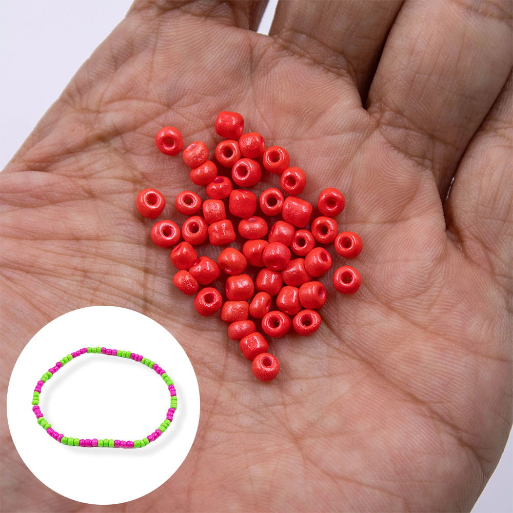 Encontraproduto.com.br - MIÇANGA REGULAR 3.6MM (6/0) EM VIDRO COM 45G