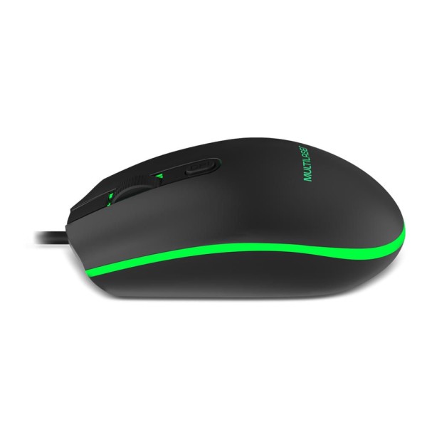 Encontraproduto.com.br - Mouse Gamer 2400DPI Led 7 Cores Preto - Multilaser - MO298X [Reembalado]