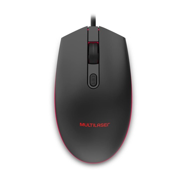 Encontraproduto.com.br - Mouse Gamer 2400DPI Led 7 Cores Preto - Multilaser - MO298X [Reembalado]