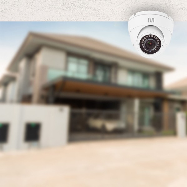Encontraproduto.com.br - Câmera IP Dome Metal POE 3MP 2.8MM IR 30M DWDR - M3 ID330OUT [Reembalado]
