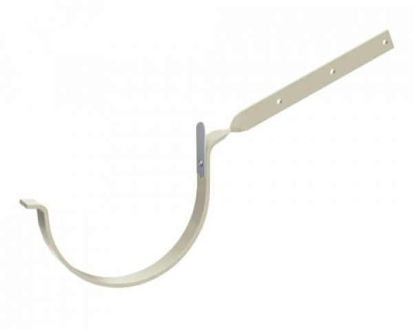 Encontraproduto.com.br - Suporte Metálico Para Calha Com Beiral 125mm Bege Tigre