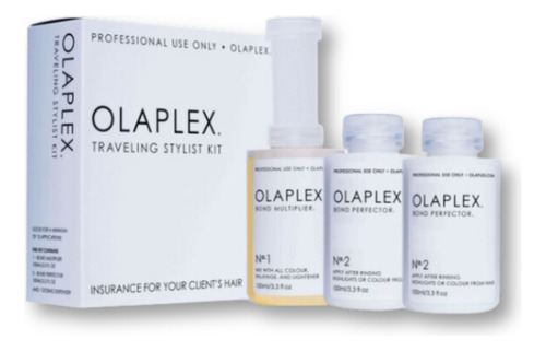 Olaplex Kit Olaplex Travel Stylsit 100ml 1Bond Mult + 2Bond Perf - Tratamento Capilar