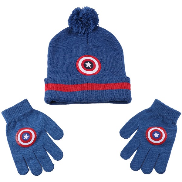 Encontraproduto.com.br - Gorro Marvel V Capitao America Azul