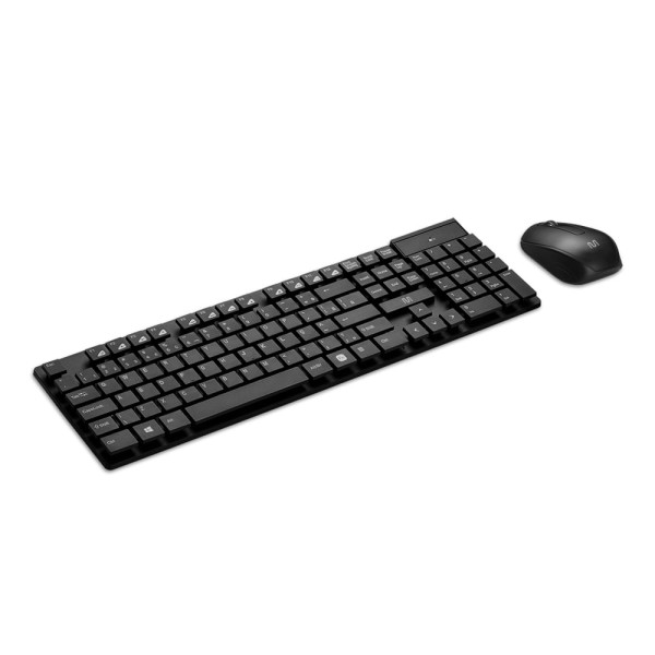 Encontraproduto.com.br - Combo Multimídia Sem Fio 2.4GHZ Teclas Flutuantes 1200 DPI Usb Preto - TC251OUT [Reembalado]