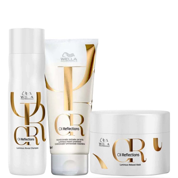 Encontraproduto.com.br - Kit Tratamento Wella Oil Reflections Home Care