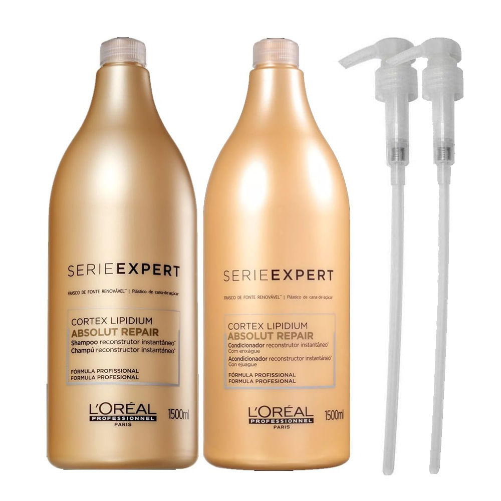 Kit Shampoo E Condicionador Absolut Repair E Valvulas Loreal Professionnnel