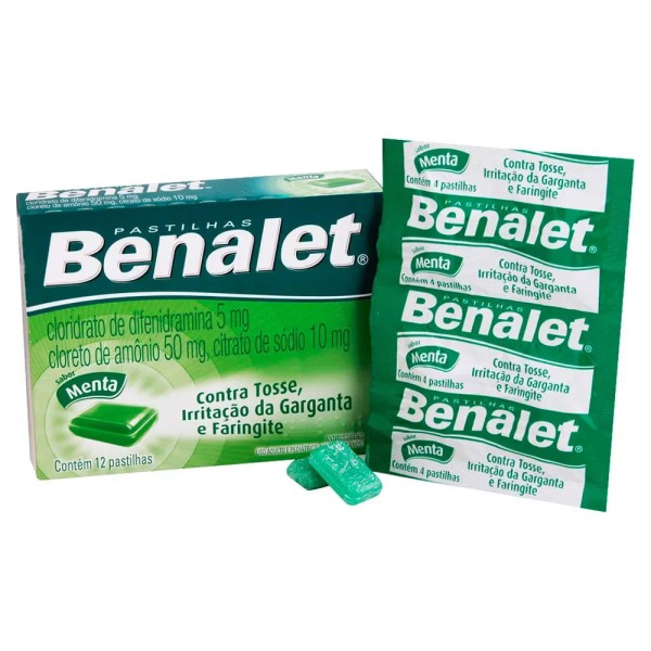 Encontraproduto.com.br - Benalet Johnson Menta | Com 4 Pastilhas