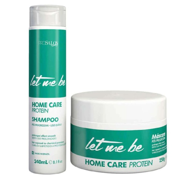 Encontraproduto.com.br - Kit Home Care Protein Pós Progressiva Let Me Be Pequeno