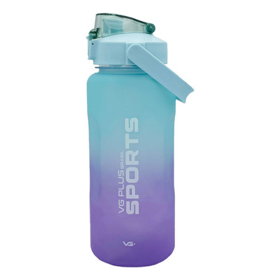 Encontraproduto.com.br - Garrafa Squeeze Galão Plástico com Bico 2 Litros Academia VG Plus