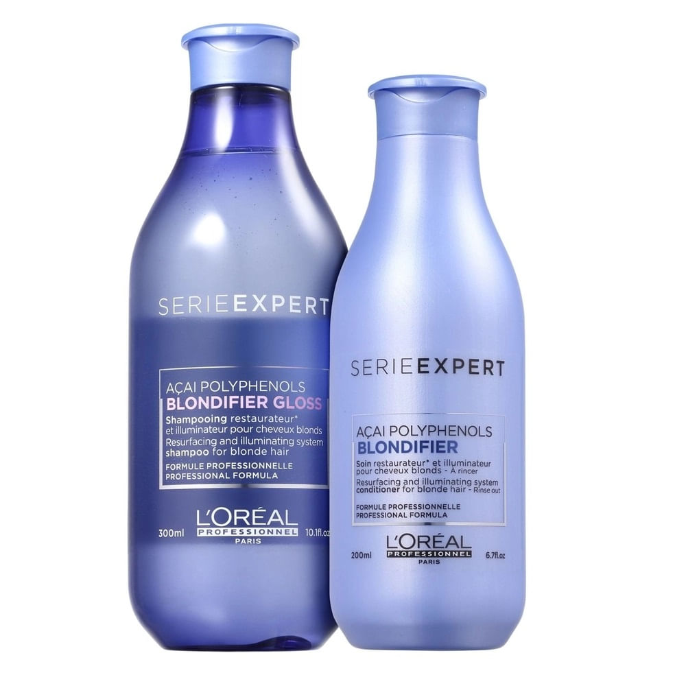 Kit Shampoo E Condicionador Loréal Blondifier Gloss Illuminator Home Care