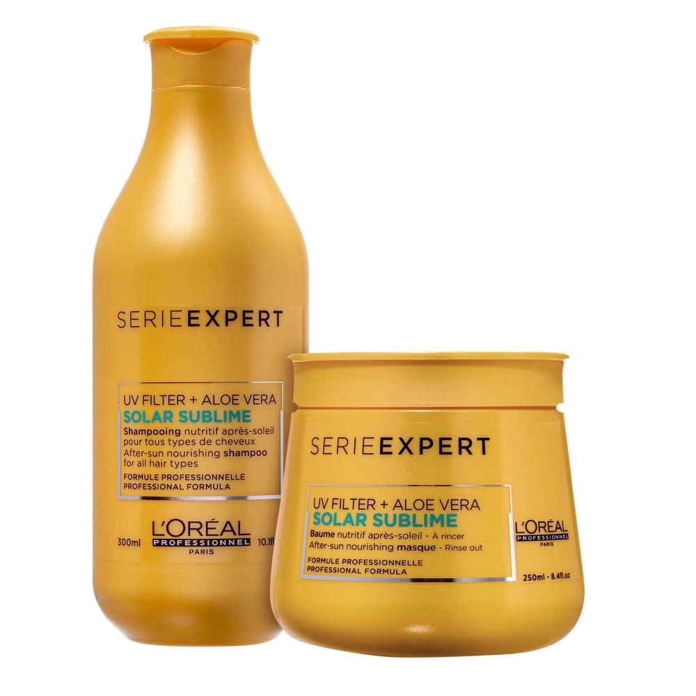Kit Shampoo E Máscara LOréal Solar Sublime Home Care