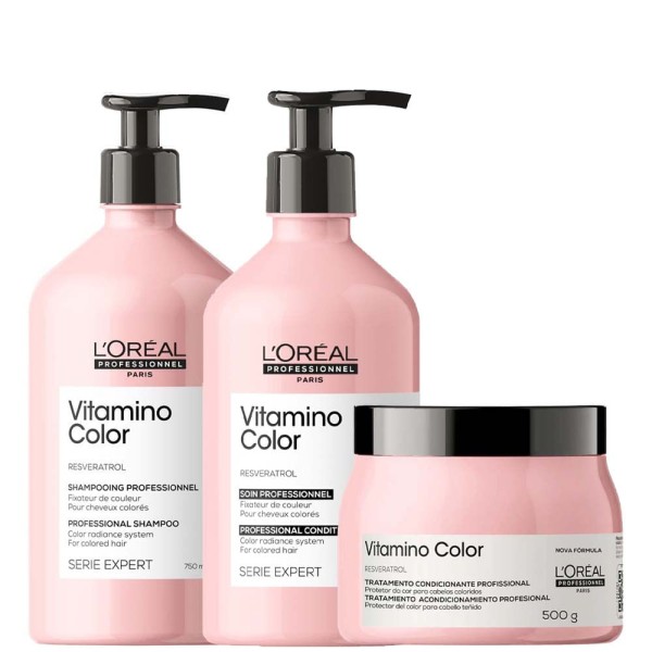 Kit Tratamento Loréal Vitamino Color Resveratrol 750ml
