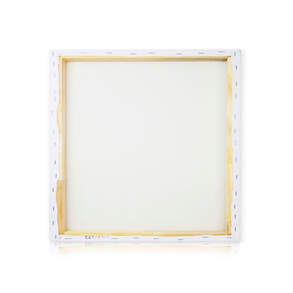 Encontraproduto.com.br - Tela Branca Painel Pintura De Algodão Tratado Chassis Duplo Telarte - 35cm x 35cm