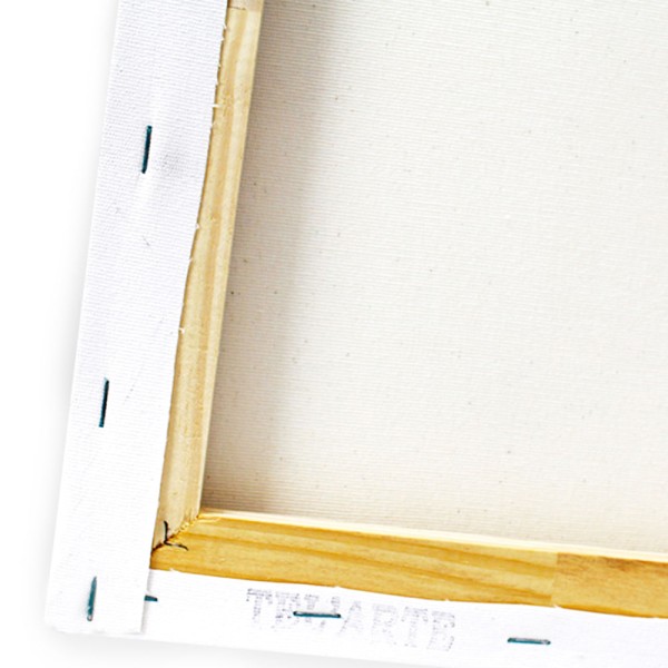 Encontraproduto.com.br - Tela Branca Painel Pintura De Algodão Tratado Chassis Duplo Telarte - 35cm x 35cm