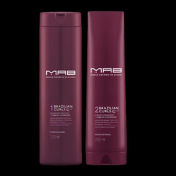 Encontraproduto.com.br - MAB Conjunto Antônio de Biaggi Brazilian Curls Duo Shampoo 300ml + Condicionador 200ml