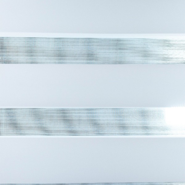 Encontraproduto.com.br - Persiana Double Vision Translucida 100% Poliester de 1m² - Cor: Branco