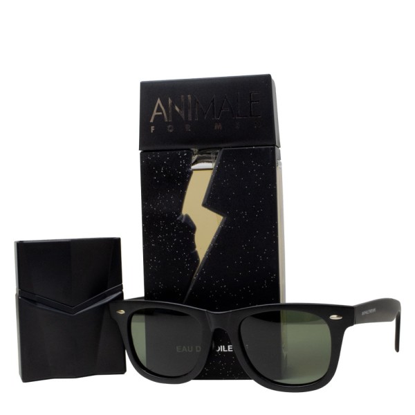 Encontraproduto.com.br - Kit Animale For Men - Animale Eau de Toilette 200ml + Seduction Eau de Toilette 30ml + Óculos Animale