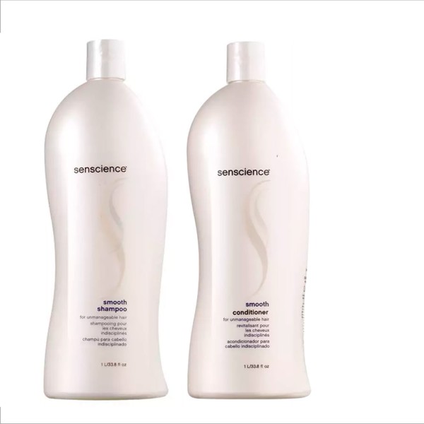 Encontraproduto.com.br - Kit Senscience Smooth - Shampoo 1L + Condicionador 1L