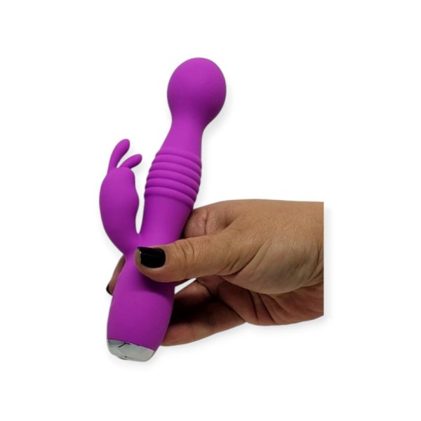 Encontraproduto.com.br - Vibrador Rabbit Ponto G Bunny - Lovetoys - Roxo