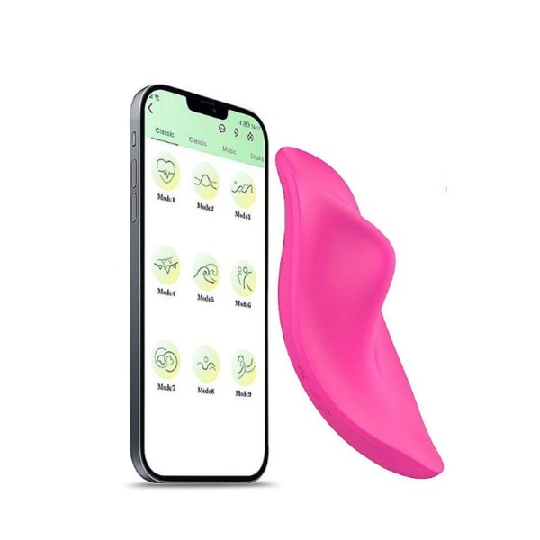 Vibrador De Calcinha Por App 9 Vibrações - Paname - Pink