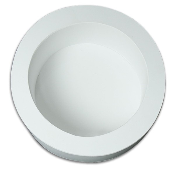 Encontraproduto.com.br - Nicho Redondo Duplo Branco 38x11,5 em Mdf