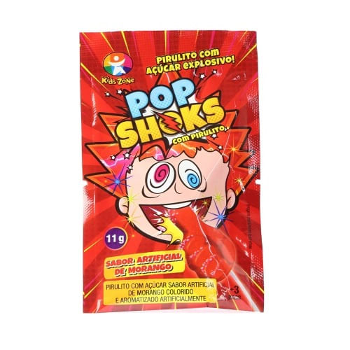 Pirulito Cristais Explosivos Pop Shoks Kids Zone