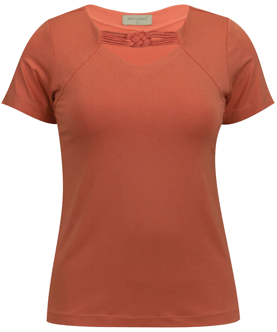 Blusa Básica Salmom | Pau a Pique
