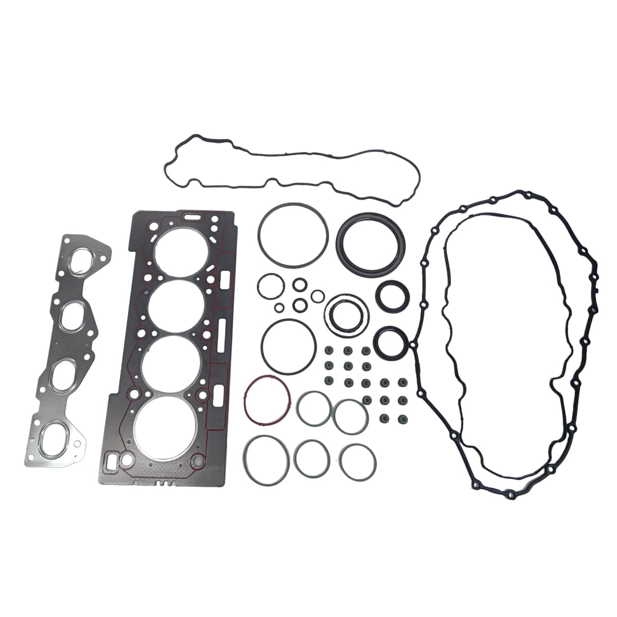 Encontraproduto.com.br - Jogo de Juntas do Motor com Retentores 206 307 C4 Aircross Todos 1.6L 16V TU5JP4 Flex/Gasolina