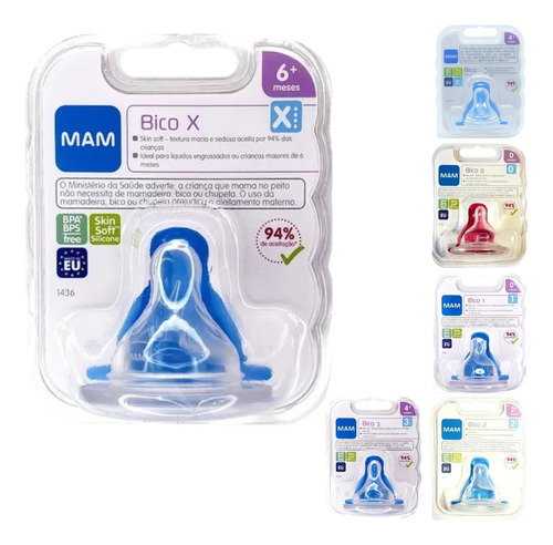 Bico de Silicone Fluxo Super Rápido - Mam
