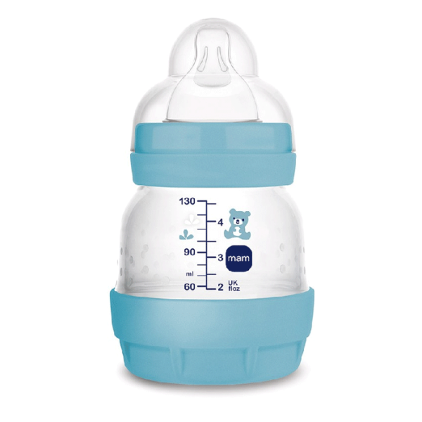 Encontraproduto.com.br - Kit com 3 Mamadeiras Easy Start 130/260/320ml Azul - MAM