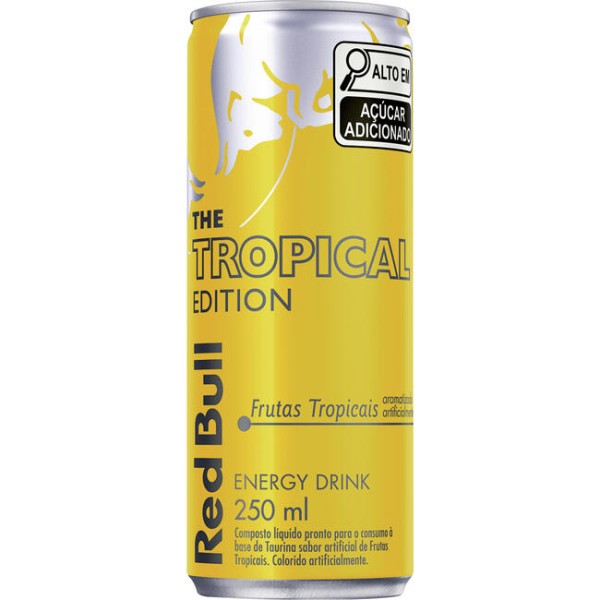 Energético Red Bull Tropical Edition Lata com 250ml