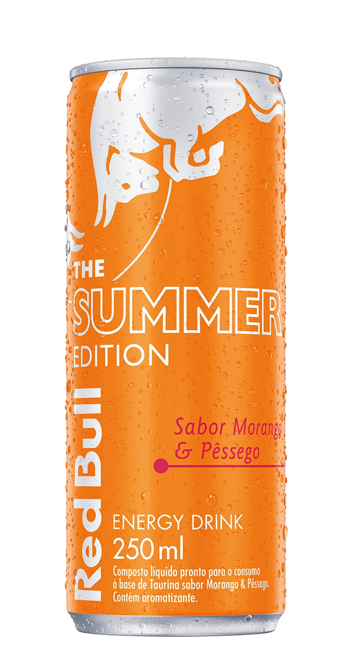 Encontraproduto.com.br - ENERGETICO RED BULL LATA 250ML MORANGO/PESSEGO