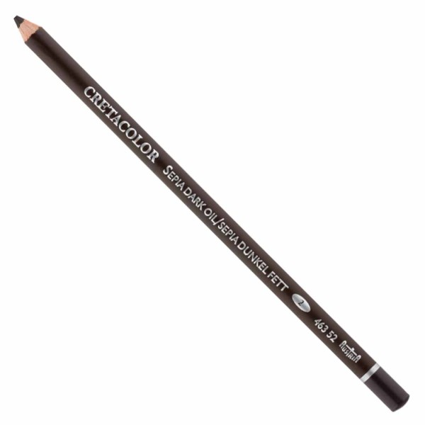 Encontraproduto.com.br - Lápis Esboço Sépia Escuro Oleoso Cretacolor