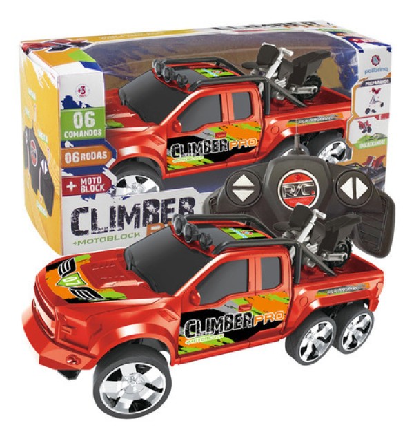 Vermelho Rc Climber Pro - Polibrinq CAR2244