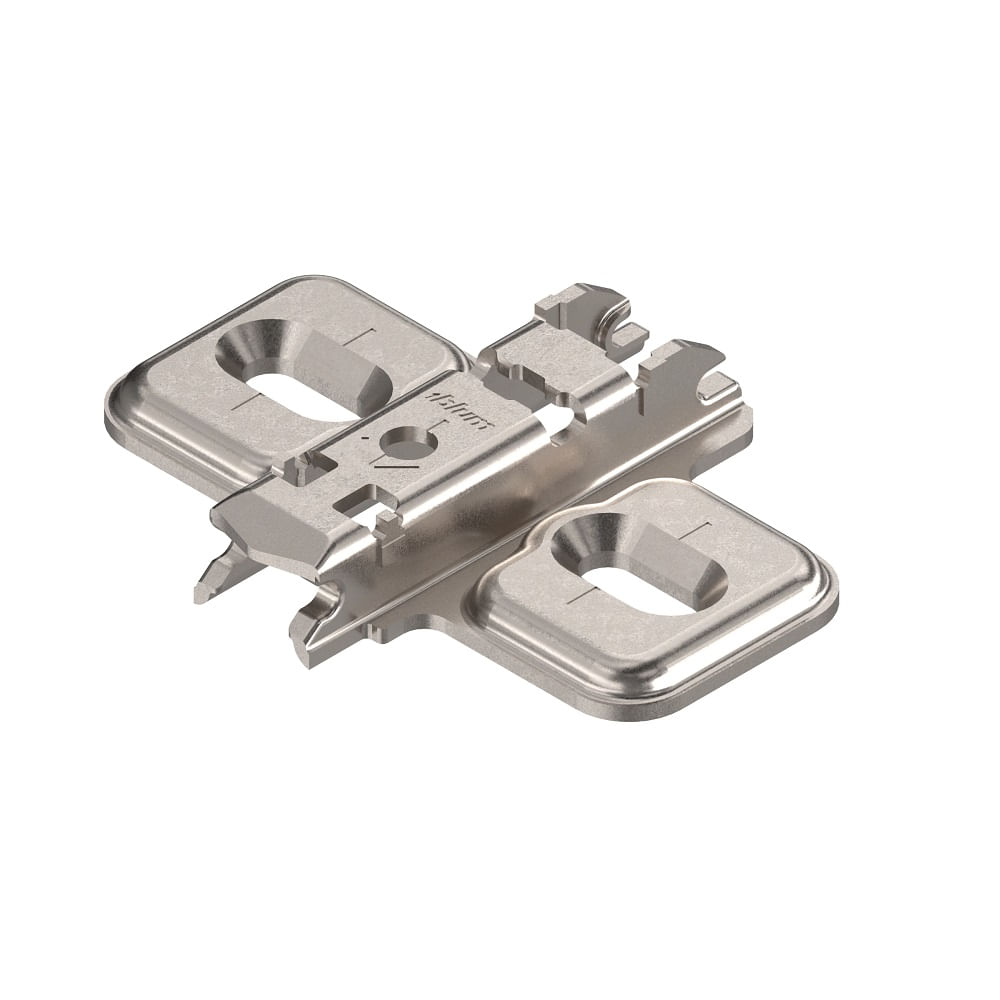 Encontraproduto.com.br - Dobradiça 35mm 107º Curva Clip Top Blumotion Niquelada com Amortecedor Blum