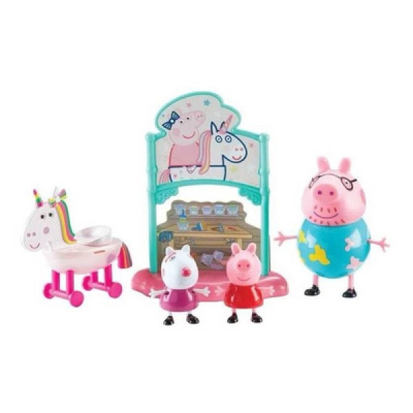 Encontraproduto.com.br - Peppa Pig Playset Temático Unicórnio Mágico - Sunny