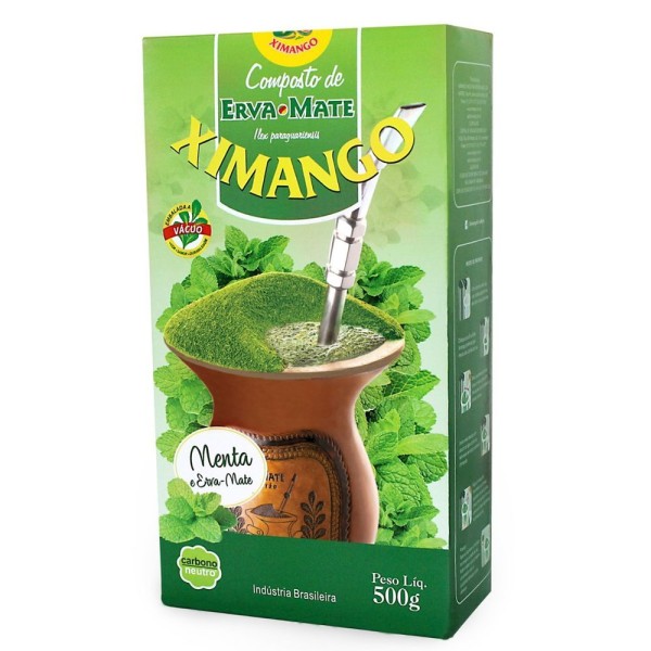 Encontraproduto.com.br - Kit 10 Erva-Mate Tererê Abacaxi E Menta 250G Ximango Ximaice