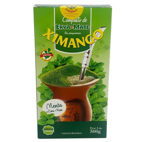 Encontraproduto.com.br - Kit 10 Erva-Mate Tererê Abacaxi E Menta 250G Ximango Ximaice