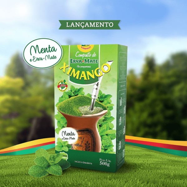 Encontraproduto.com.br - Kit 10 Erva-Mate Tererê Abacaxi E Menta 250G Ximango Ximaice