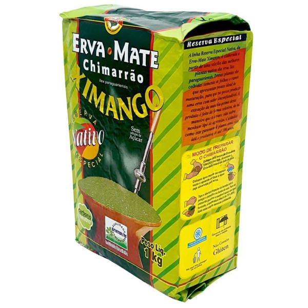 Encontraproduto.com.br - Kit 10 Erva-Mate Tererê Abacaxi E Menta 250G Ximango Ximaice
