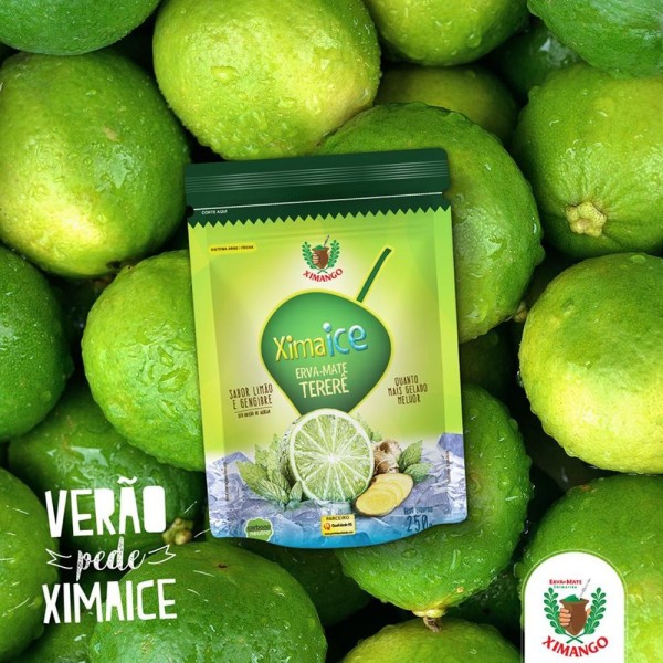 Encontraproduto.com.br - Kit 10 Erva-Mate Tererê Abacaxi E Menta 250G Ximango Ximaice